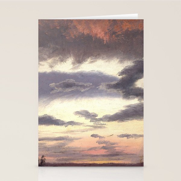 "Cloud Study" by Knud Baade, 1838 Stationery Card Gallery Image 2