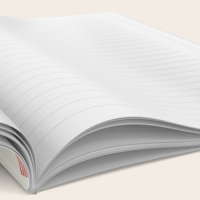 Pink Stripe Bow Ribbon Notebook Gallery Image 2