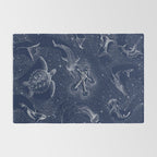 Cosmic Ocean with astronaut Rug Gallery Image 2