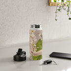 Minimal Collage/ Hand, Plants and Butterflies 8 Water Bottle Gallery Image 4