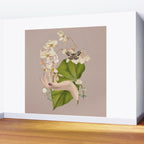 Minimal Collage/ Hand, Plants and Butterflies 8 Wall Mural Gallery Image 2