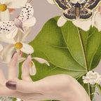 Minimal Collage/ Hand, Plants and Butterflies 8 Coffee Mug Gallery Image 2