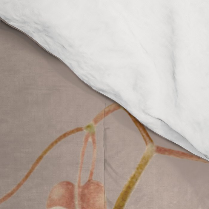 Minimal Collage/ Hand, Plants and Butterflies 8 Comforter Gallery Image 4