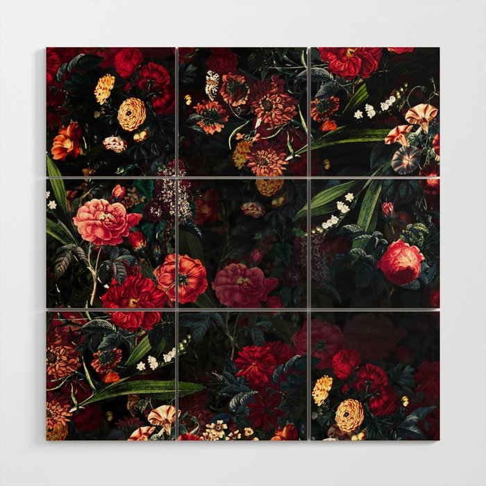 Dark Garden V Wood Wall Art Gallery Image 1