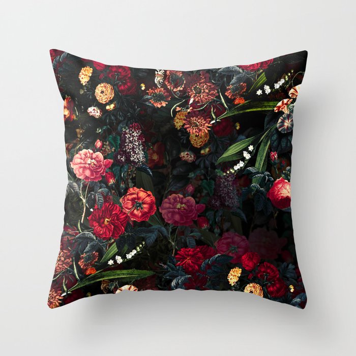 Dark Garden V Throw Pillow Gallery Image 6