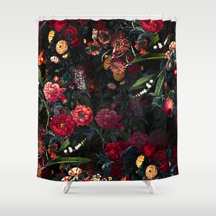 Dark Garden V Shower Curtain Gallery Image 1