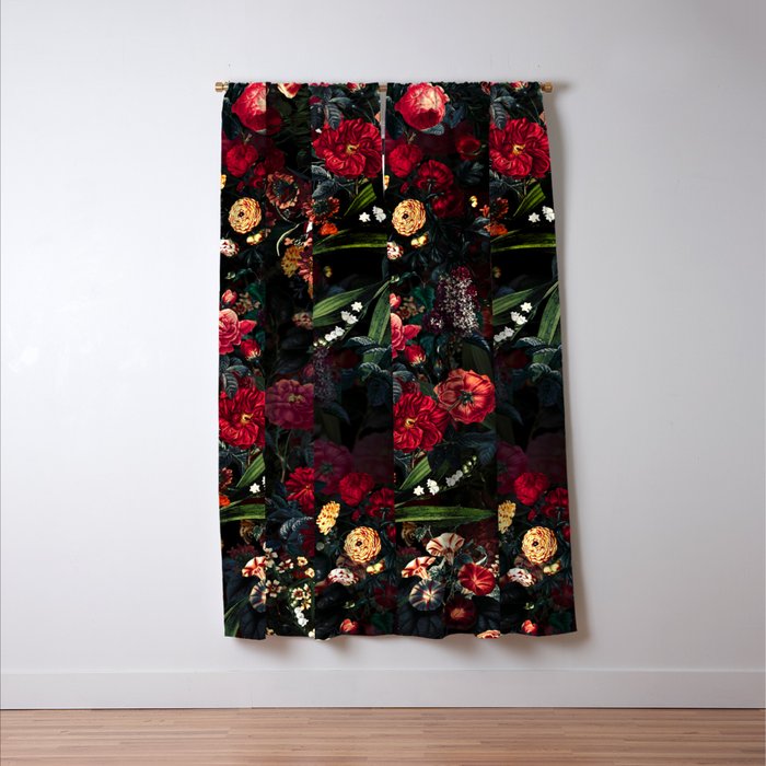 Dark Garden V Window Curtain Gallery Image 3