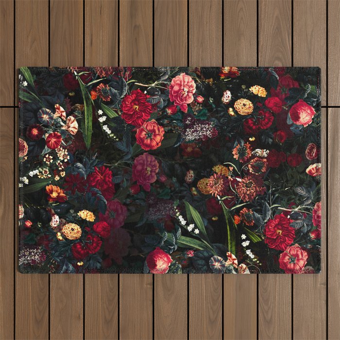 Dark Garden V Outdoor Rug Gallery Image 1