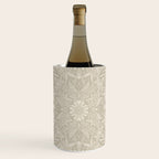 Elegant art deco mandala sacred geometry soft gold Wine Chiller Gallery Image 1