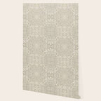 Elegant art deco mandala sacred geometry soft gold Wallpaper Gallery Image 2