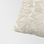 Elegant art deco mandala sacred geometry soft gold Pillow Sham Gallery Image 4