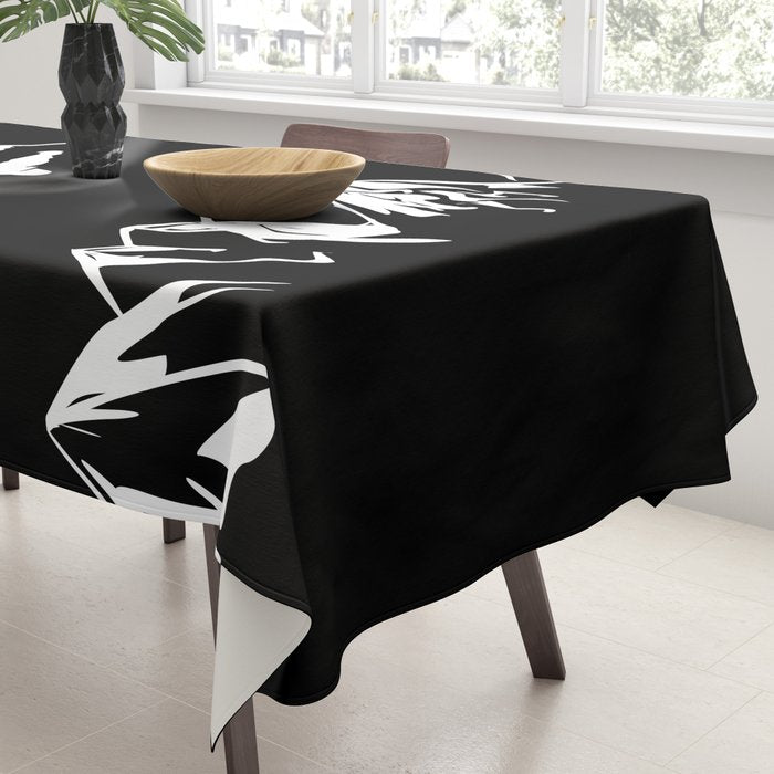 Rocky Mountain Snowboarder Catching Air Tablecloth Gallery Image 3