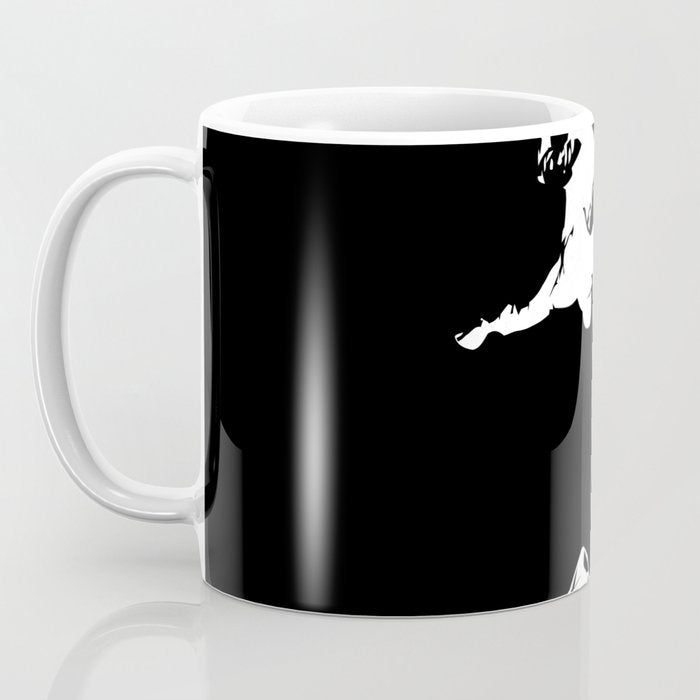 Rocky Mountain Snowboarder Catching Air Coffee Mug Gallery Image 3