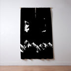 Rocky Mountain Snowboarder Catching Air Window Curtain Gallery Image 3