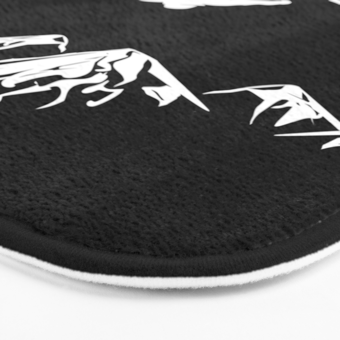 Rocky Mountain Snowboarder Catching Air Bath Mat Gallery Image 3