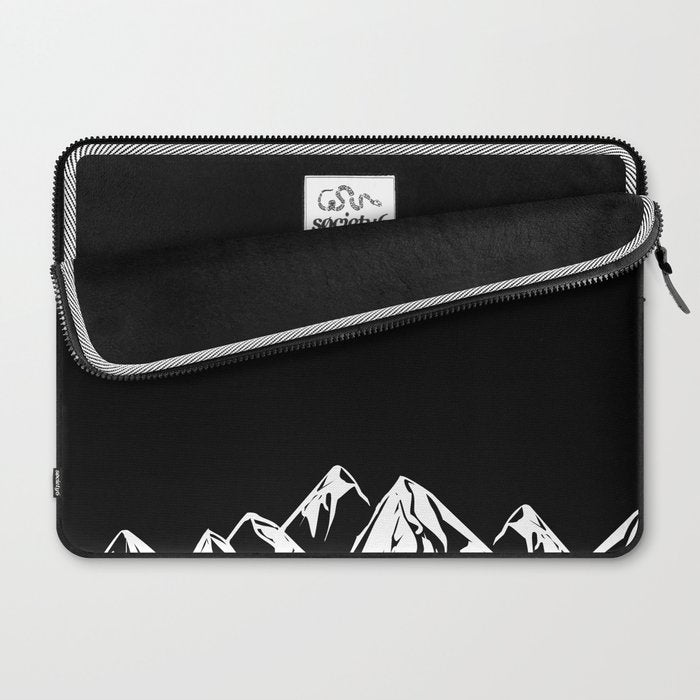 Rocky Mountain Snowboarder Catching Air Laptop Sleeve Gallery Image 2