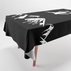 Rocky Mountain Snowboarder Catching Air Tablecloth Gallery Image 1