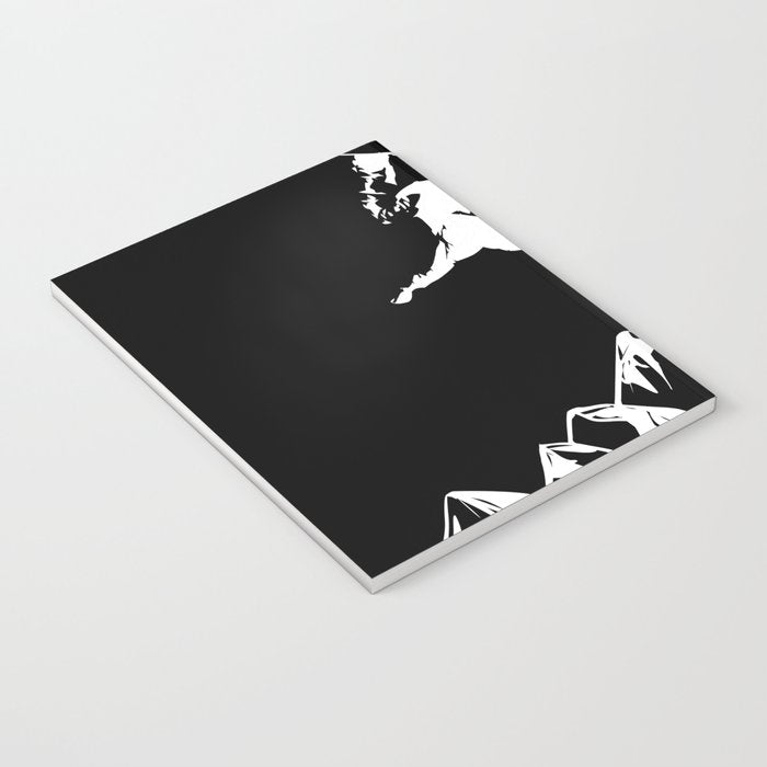 Rocky Mountain Snowboarder Catching Air Notebook Gallery Image 3