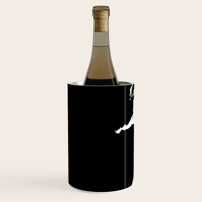 Rocky Mountain Snowboarder Catching Air Wine Chiller Gallery Image 2
