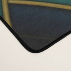 Gatsby Inspired Dark Green Gold Art Deco Pattern Desk Mat Gallery Image 4