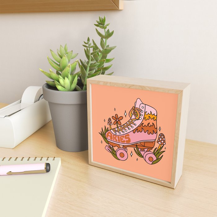 Aries Roller Skate Mini Art Print Gallery Image 2