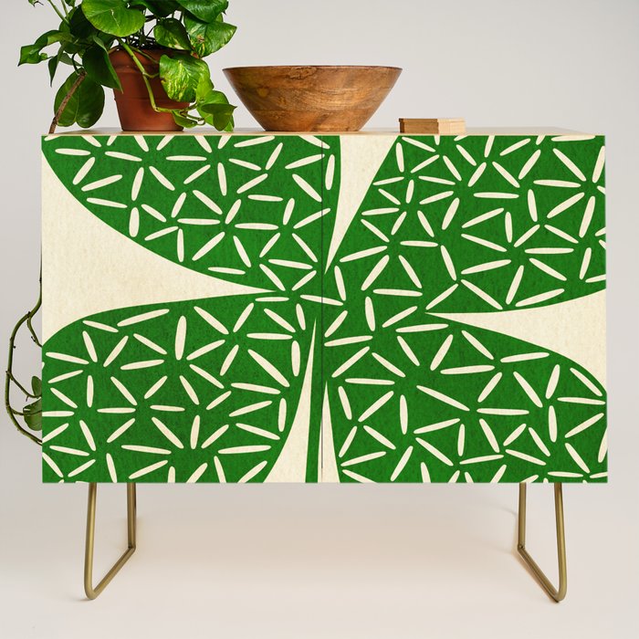 Abstract W-good luck.green Credenza Gallery Image 1
