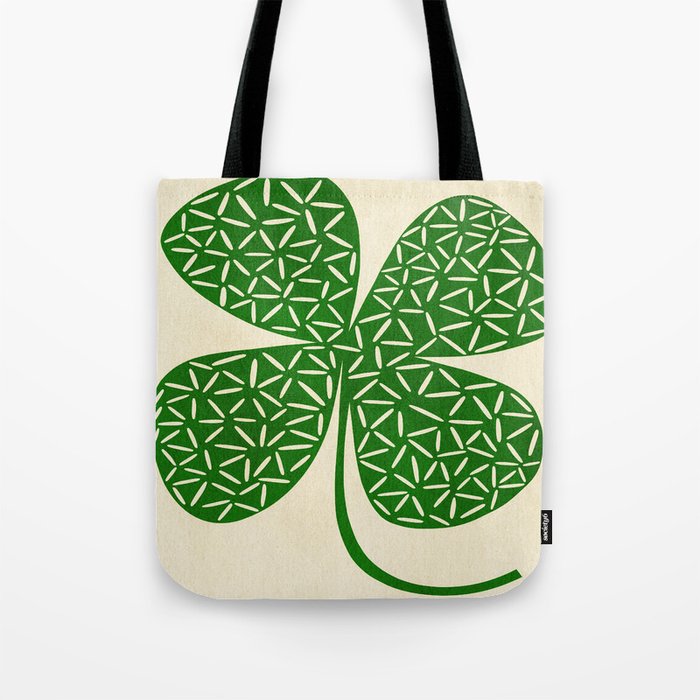 Abstract W-good luck.green Tote Bag Gallery Image 1