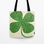 Abstract W-good luck.green Tote Bag Gallery Image 1