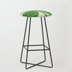 Abstract W-good luck.green Stool Gallery Image 1
