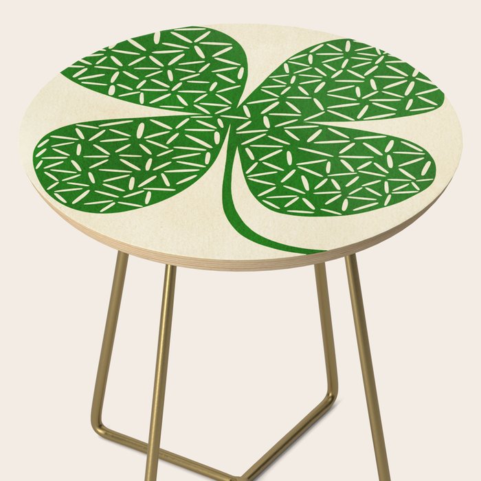 Abstract W-good luck.green Side Table Gallery Image 2