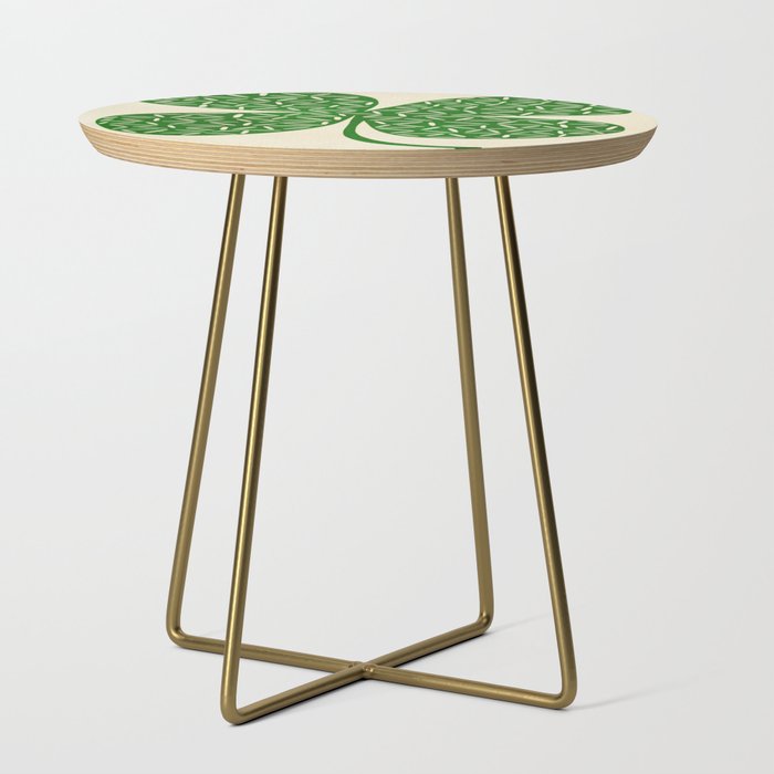 Abstract W-good luck.green Side Table Gallery Image 1