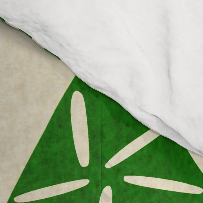 Abstract W-good luck.green Comforter Gallery Image 4