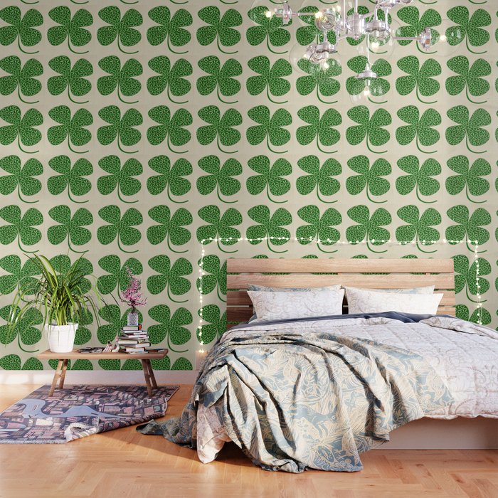 Abstract W-good luck.green Wallpaper Gallery Image 1