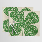 Abstract W-good luck.green Placemat Gallery Image 1