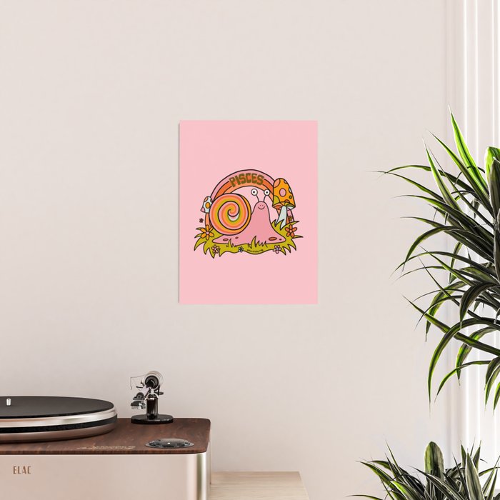 Pisces Snail Poster Gallery Image 2