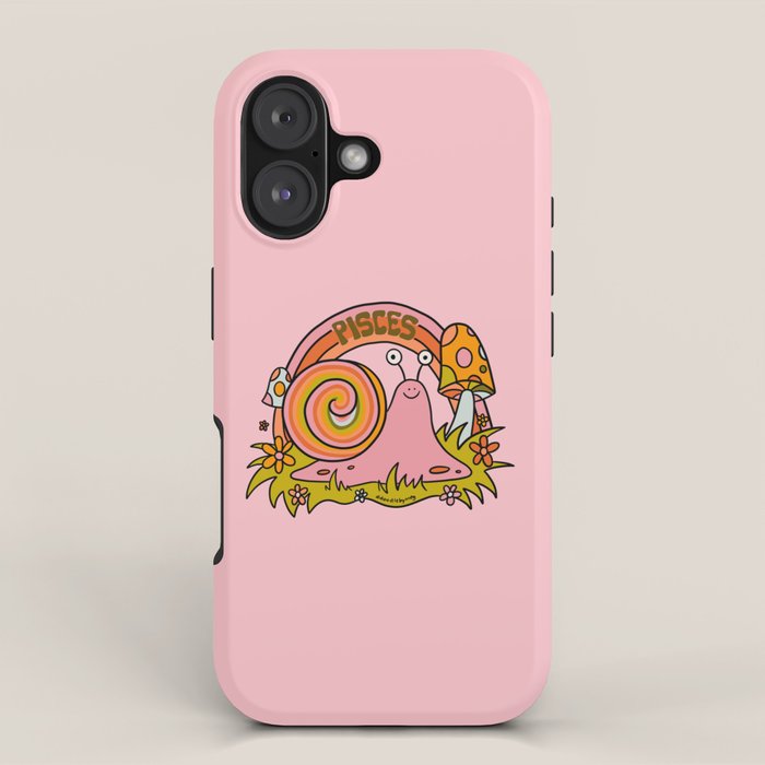 Pisces Snail iPhone Case Gallery Image 1