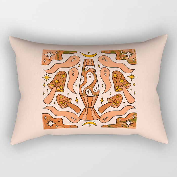 Fall Lava Lamp Rectangular Pillow Gallery Image 2