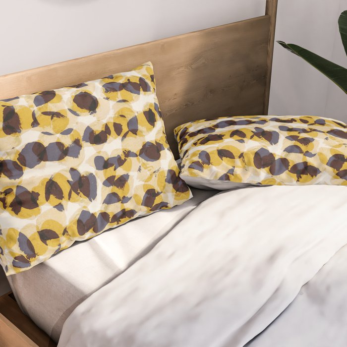 Vibrant Brush Strokes #2 Pillow Sham Gallery Image 2