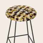 Vibrant Brush Strokes #2 Stool Gallery Image 2