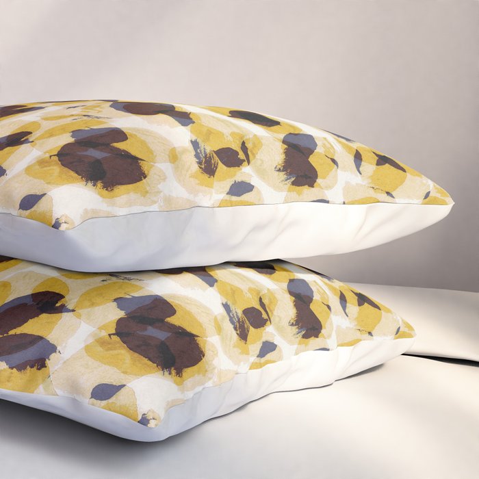 Vibrant Brush Strokes #2 Pillow Sham Gallery Image 3