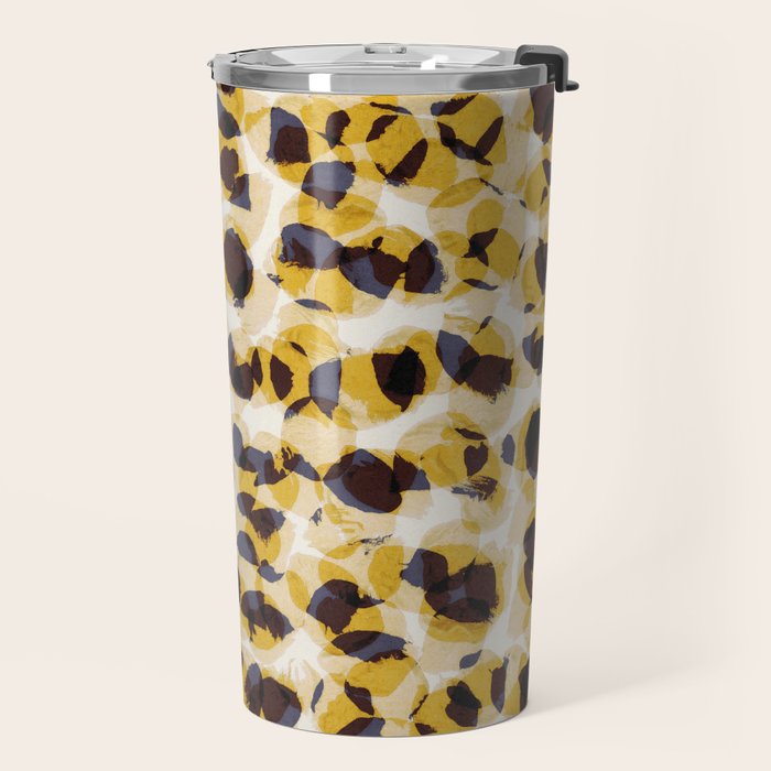 Vibrant Brush Strokes #2 Travel Mug Gallery Image 2