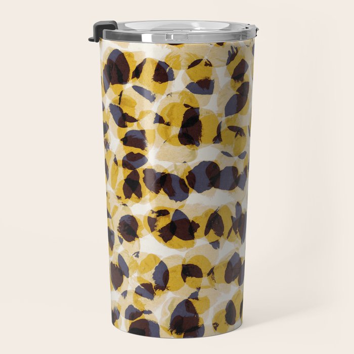Vibrant Brush Strokes #2 Travel Mug Gallery Image 3