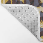 Vibrant Brush Strokes #2 Bath Mat Gallery Image 2