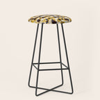 Vibrant Brush Strokes #2 Stool Gallery Image 1
