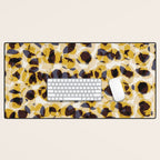 Vibrant Brush Strokes #2 Desk Mat Gallery Image 1