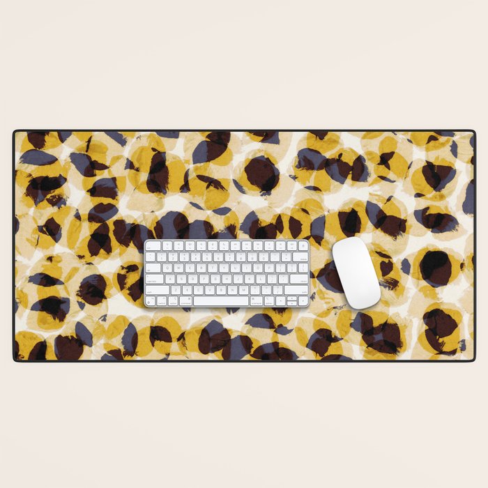 Vibrant Brush Strokes #2 Desk Mat Gallery Image 1