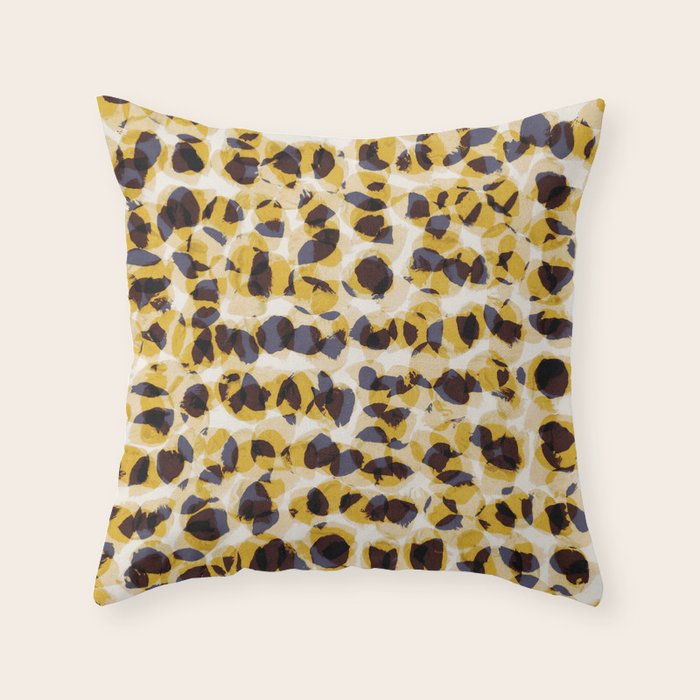 Vibrant Brush Strokes #2 Throw Pillow Gallery Image 6