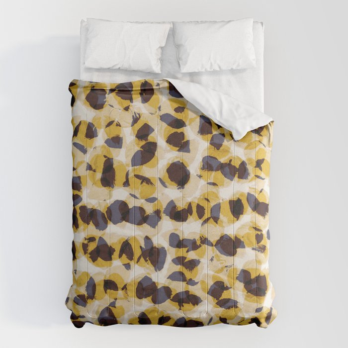 Vibrant Brush Strokes #2 Comforter Gallery Image 1