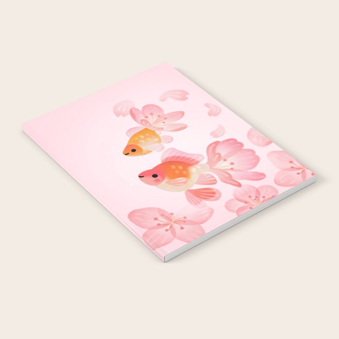 Cherry blossom goldfish Notebook Gallery Image 2