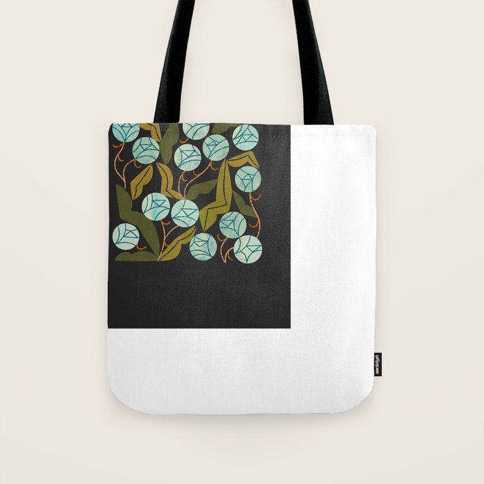 Pale Blue Roses Tote Bag Gallery Image 1